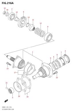 216A - SECONDARY DRIVE GEAR