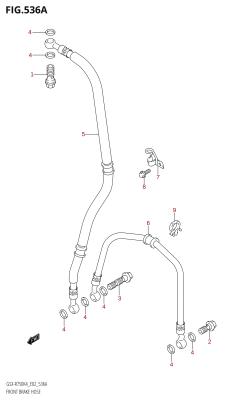 536A - FRONT BRAKE HOSE