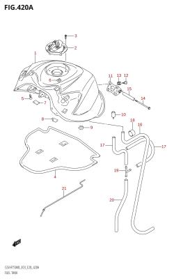 420A - FUEL TANK (K8)