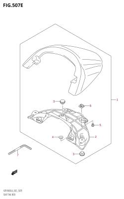 507E - SEAT TAIL BOX (VZR1800Z:L4:E19)