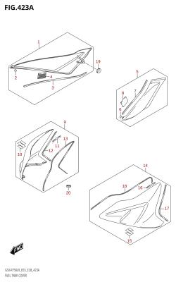 423A - FUEL TANK COVER