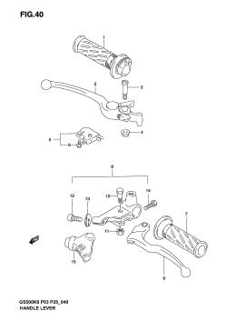 040 - HANDLE LEVER