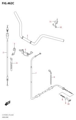 462C - HANDLEBAR (LT-A750XPZ:L9:P24)