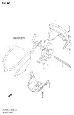 060 - HANDLE COVER (LT-A750XZL3 P17)