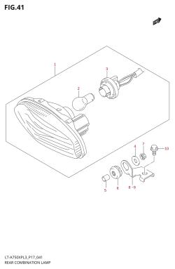 041 - REAR COMBINATION LAMP (LT-A750XPL3 P24)