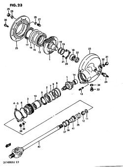 023 - PROPELLER SHAFT-FINAL DRIVE GEAR