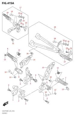 415A - FOOTREST