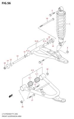056 - FRONT SUSPENSION ARM