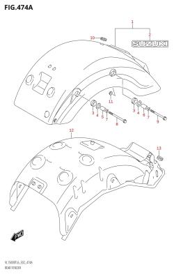 474A - REAR FENDER