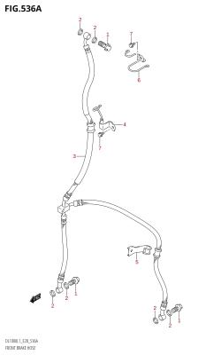 536A - FRONT BRAKE HOSE