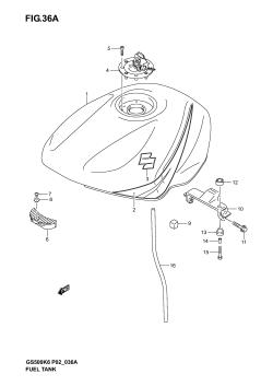 36A - FUEL TANK (MODEL K4)
