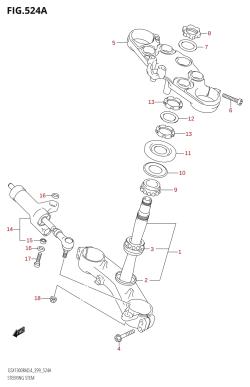 524A - STEERING STEM