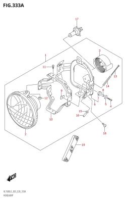 333A - HEADLAMP (VL1500:L3:E03)