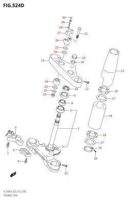524D - STEERING STEM (VL1500B:L4:E33)