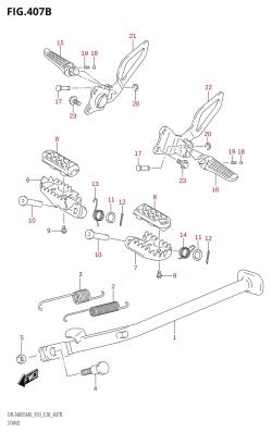 407B - STAND (DR-Z400S)