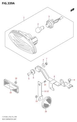 339A - REAR COMBINATION LAMP (LT-A750X:L3:P28)