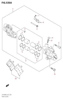 535A - FRONT CALIPER