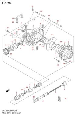 029 - FINAL BEVEL GEAR (REAR)