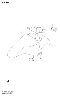 039 - FRONT FENDER