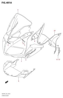 481A - COWLING BODY ((SV650S,SV650SU):K3)