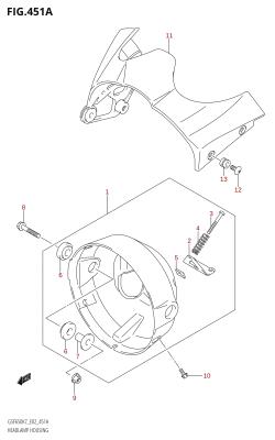 451A - HEADLAMP HOUSING (GSF650,GSF650U)