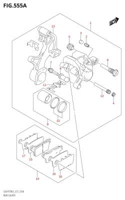 555A - REAR CALIPER