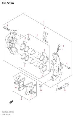 535A - FRONT CALIPER