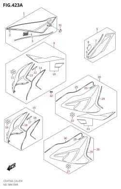 423A - FUEL TANK COVER