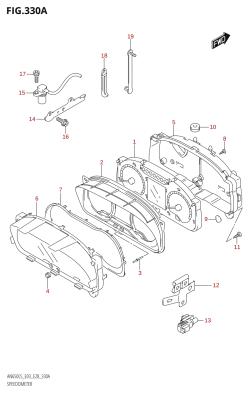 330A - SPEEDOMETER (AN650:L5:E03)