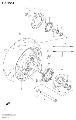 550A - REAR WHEEL