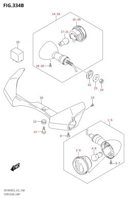334B - TURNSIGNAL LAMP (VZR1800BZ:L4:E19)