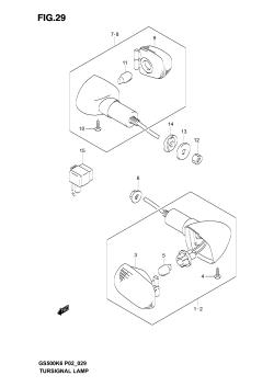 029 - TURNSIGNAL LAMP (GS500K3 P24)