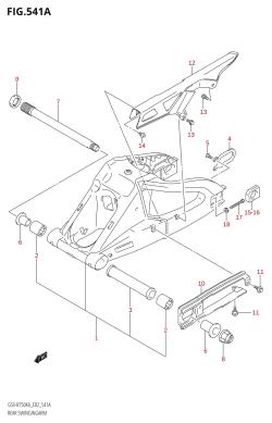 541A - REAR SWINGINGARM