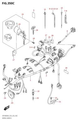 350C - WIRING HARNESS (VZR1800BZ:L4:E33)