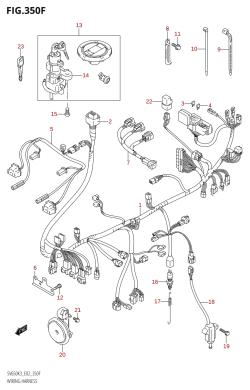 350F - WIRING HARNESS ((SV650S,SV650SU):(K5,K6))