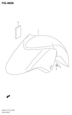 460A - FRONT FENDER
