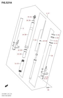 521A - FRONT FORK DAMPER