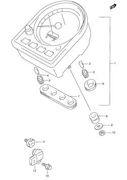 28A - SPEEDOMETER (MODEL X /​ Y /​ K1 /​ K2 /​ K3 /​ K4)