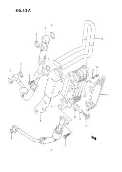 13A - OIL COOLER (OPTIONAL,EXCEPT E18)