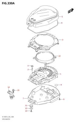 330A - SPEEDOMETER (VL1500T:L3:E02)