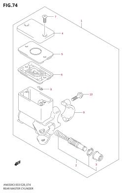 074 - REAR MASTER CYLINDER