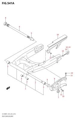 541A - REAR SWINGINGARM