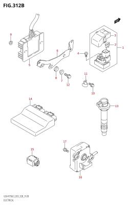 312B - ELECTRICAL (GSX-R750:L3:E28)