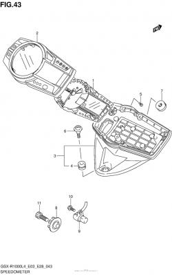 Speedometer (Gsx-R1000L4 E28)