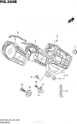 Speedometer (Gsx-R750L6 E28)