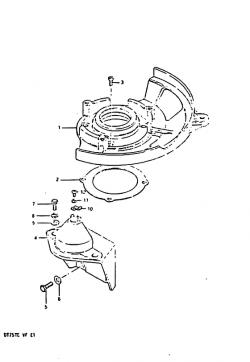 Oil seal housing - motor bracket