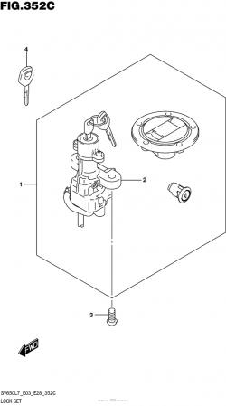 Lock Set (Sv650Al7 E28)