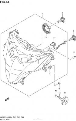 Headlamp (Gsx-R1000Zl4 E28)