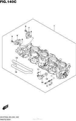 Throttle Body (Gsx-R750L6 E33)