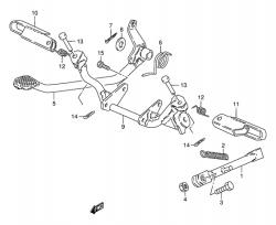 STAND - REAR BRAKE